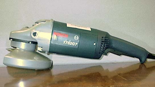 Recalled BOSCH Angle Grinder