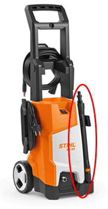 Recalled STIHL RE 90 Pressure Washer with Spray Wand