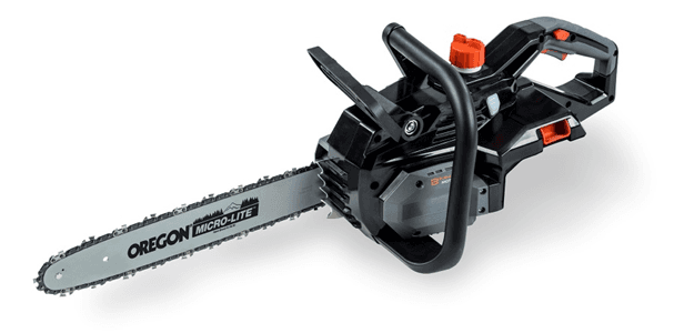 Recalled DR Power Equipment battery-powered chainsaw (without battery)