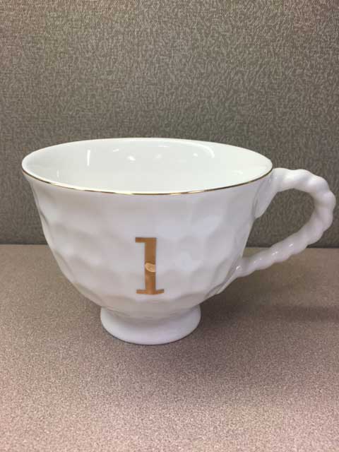 Ceramic Monogrammed Coffee Mug