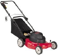 Recalled Grass Bag Attachment with MTD electric walk-behind lawn mower