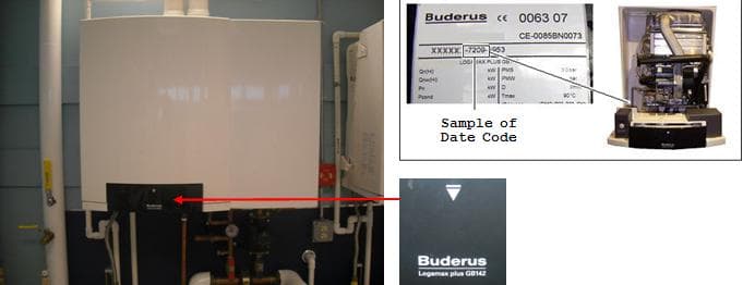 Recalled boiler