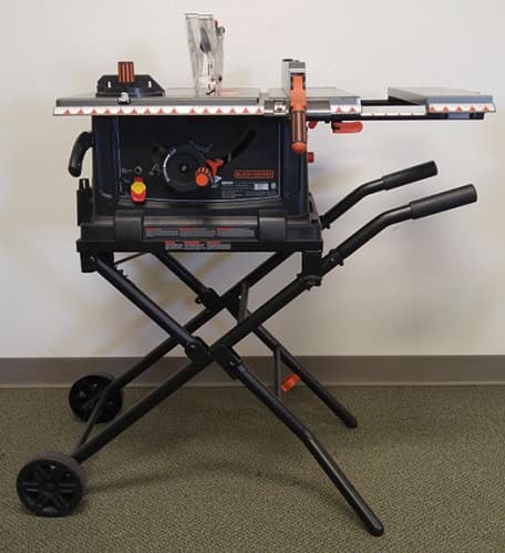 Black+Decker portable table saw