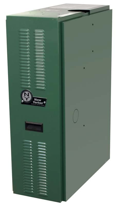 Recalled New Yorker hot water boilers were manufactured between May 2012 and February 2013.